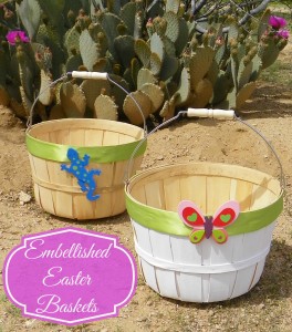 Celebrating Family Embellished Easter Baskets