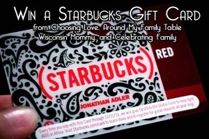 $20 Starbucks Gift Card Giveaway (ends 11/10)