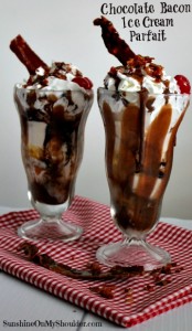 Chocolate Bacon Ice Cream Parfait