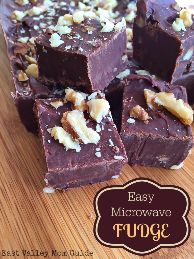 Easy Microwave Fudge - East Valley Mom Guide
