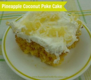 Pineapple Coconut Poke Cake