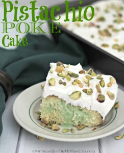 Pistachio Poke Cake