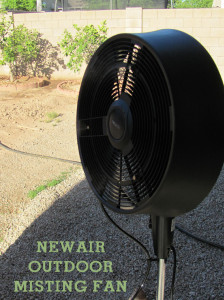 The NewAir AF-520B Outdoor Misting Fan is a must for outdoor projects.