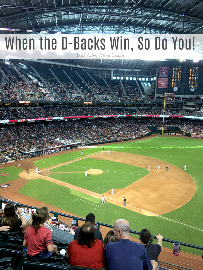 There are lots of freebies and specials around the Valley when the Diamondbacks play a game. Check out our list below of all the current specials for the Diamondbacks. D-Backs Winning Promotions